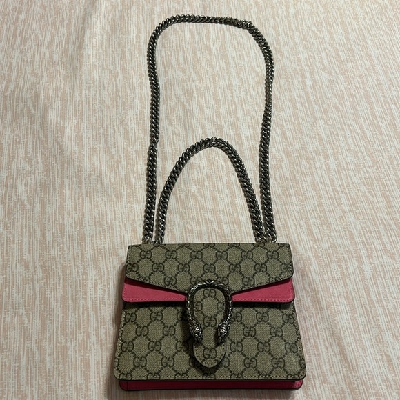 Gucci Dionysus Mini Monogram. RARE PINK - Picture 3 of 17